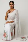 MG 566 Soft Gorgette Digital Printed Fancy Saree Suppliers In India